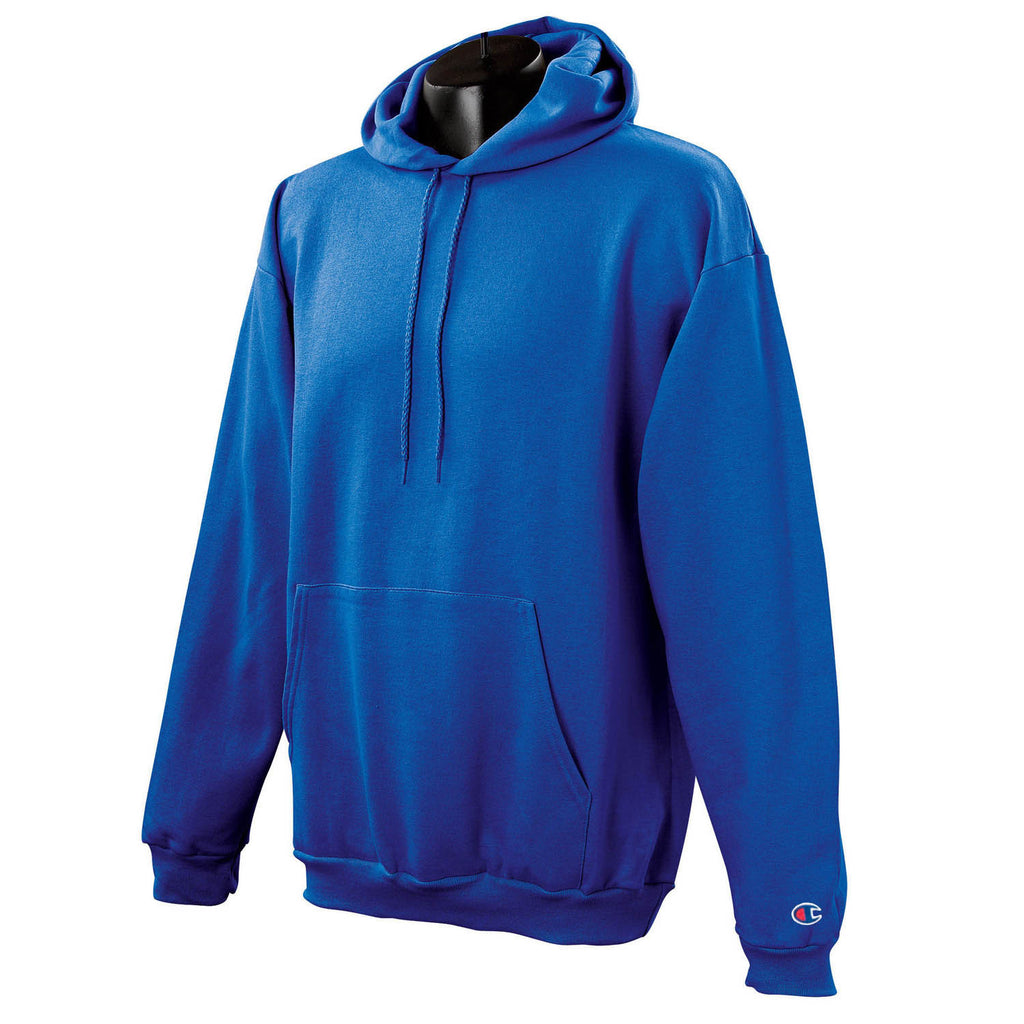 Logo-Embroidered Champion Blue Custom Hoodie Sweatshirts Royal | Men\'s