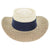 AHEAD Navy Straw Hat Gambler