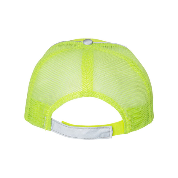 Outdoor Cap Safety Yellow Safety Mesh Back Cap