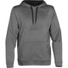 Stormtech Men's Oxford Grey Melange/Black Atlantis Fleece Hoody