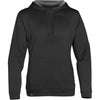 Stormtech Women's Black/Oxford Grey Melange Atlantis Fleece Hoody