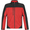 Stormtech Men's Stadium Red/Black Hybrid Fleece Softshell