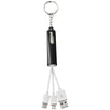 Bullet Black Route Light Up Logo 3-in-1 Cable