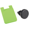 Bullet Lime Green Magnetic Phone Mount with Silicone Wallet
