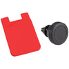 Bullet Red Magnetic Phone Mount with Silicone Wallet