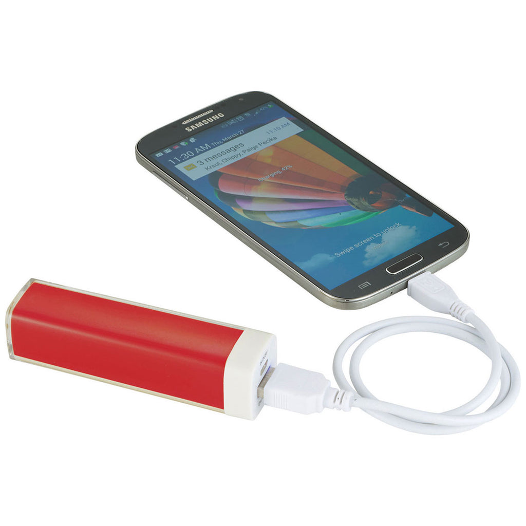 Bullet Red Flash 2,200 mAh Power Bank