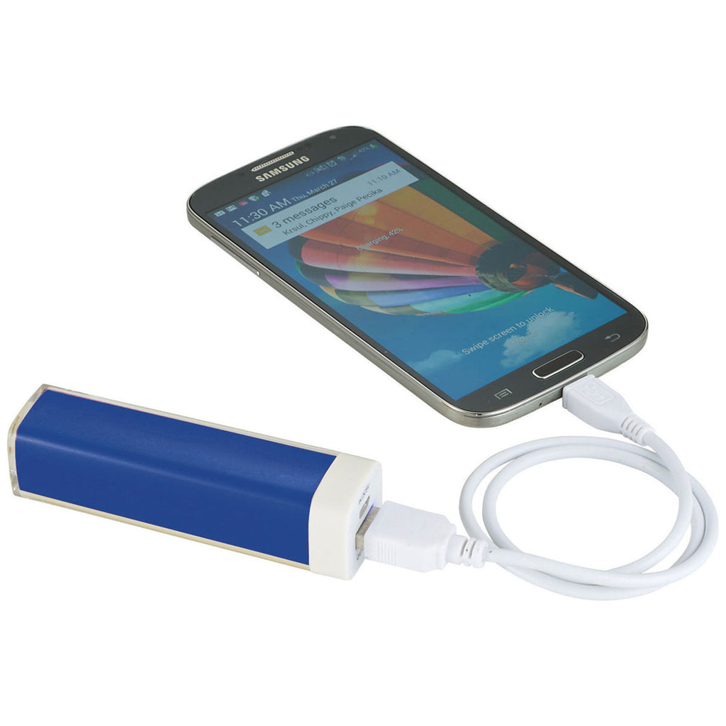 Bullet Royal Blue Flash 2,200 mAh Power Bank