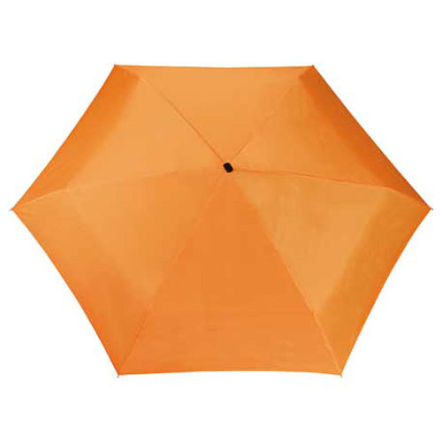 Bullet Black/Orange 37" Mini Folding Travel Umbrella with Case