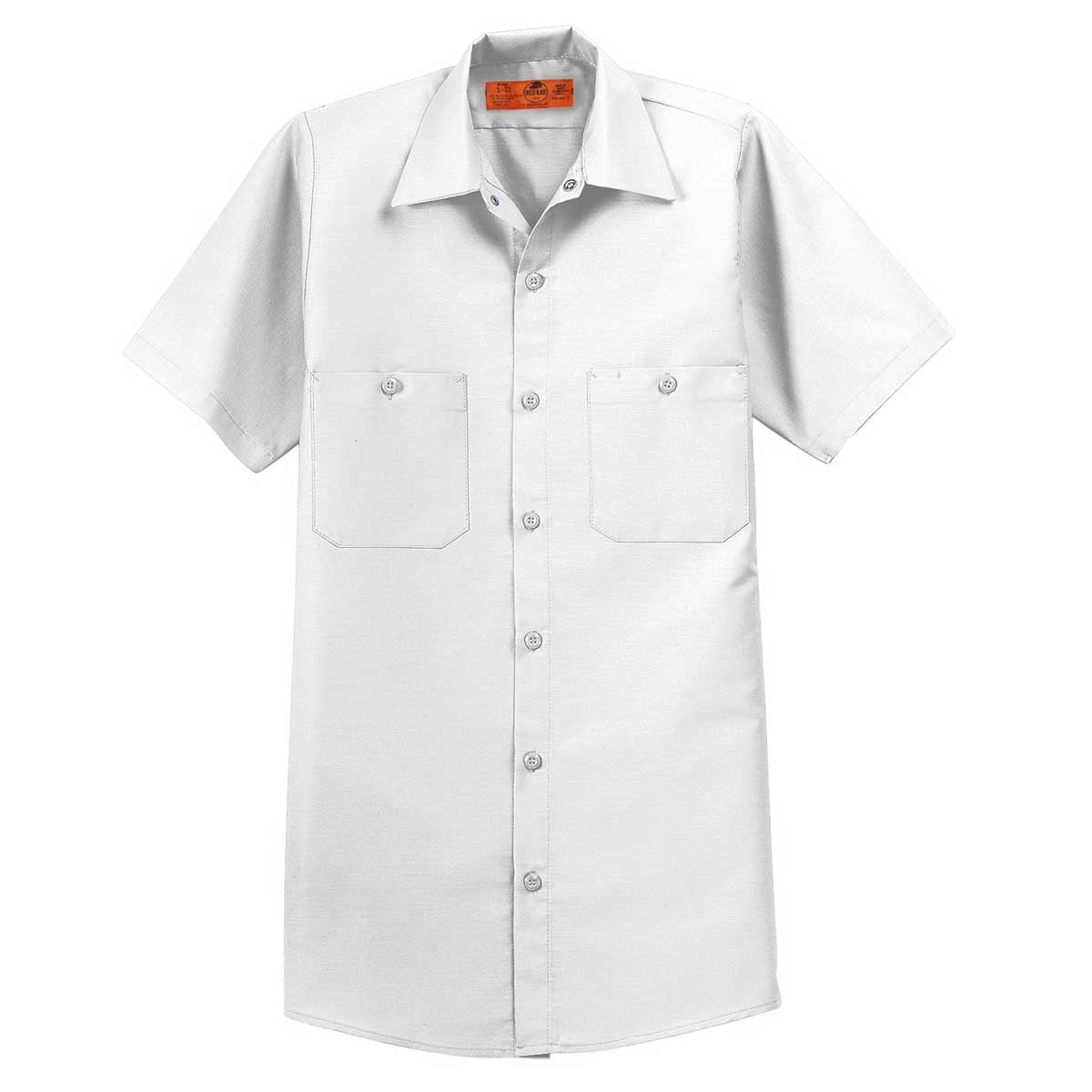 Red Kap Men’s Tall Short Sleeve Industrial Work Shirt. SP24LONG.
