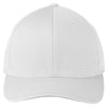 Sport-Tek White Flexfit Grid Texture Cap