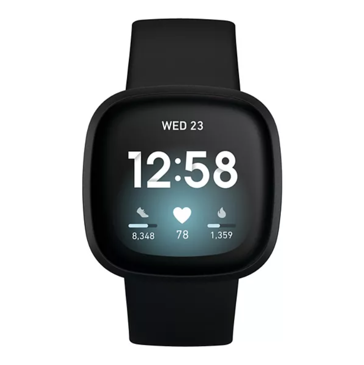 MerchPerks Fitbit Black Versa 3 Smartwatch