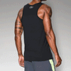 Under Armour Men's Black Threadborne Streaker Singlet