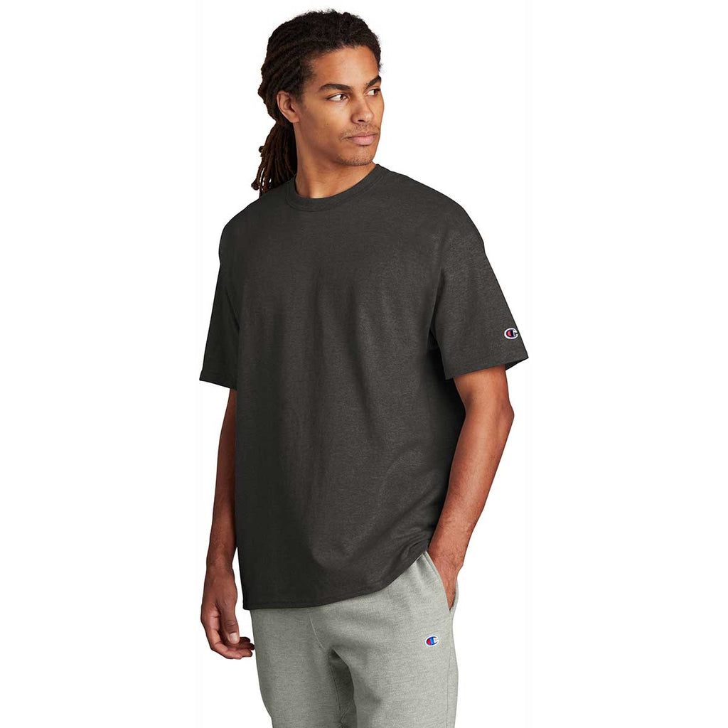  adidas 60/40 Men's T-Shirt (Dark Grey Heather, Medium