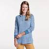 Toad & Co. Women's Bright Indigo Heather Couvert Hemp Hoodie