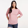 Toad & Co. Women's Rhubarb Ember 3/4 Sleeve Tee