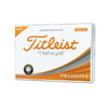 Titleist Velocity Double Digits White Golf Balls with Custom Logo