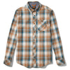 Timberland Men's Portland Plaid Brown Woodfort Mid-Weight Flannel Shirt