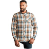 Timberland Men's Portland Plaid Brown Woodfort Mid-Weight Flannel Shirt