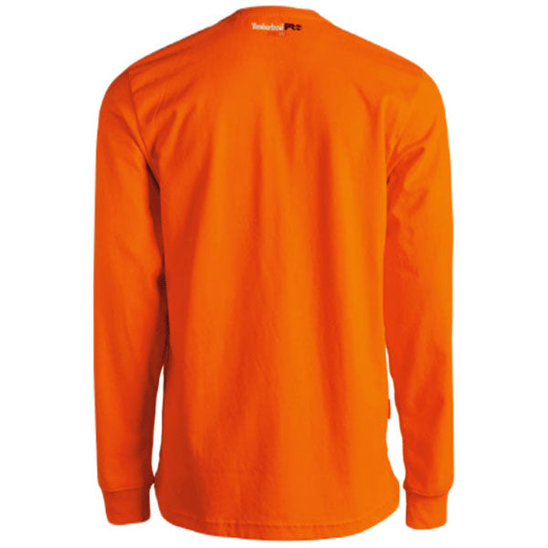 Timberland Men's Blaze Orange Cotton Core Henley