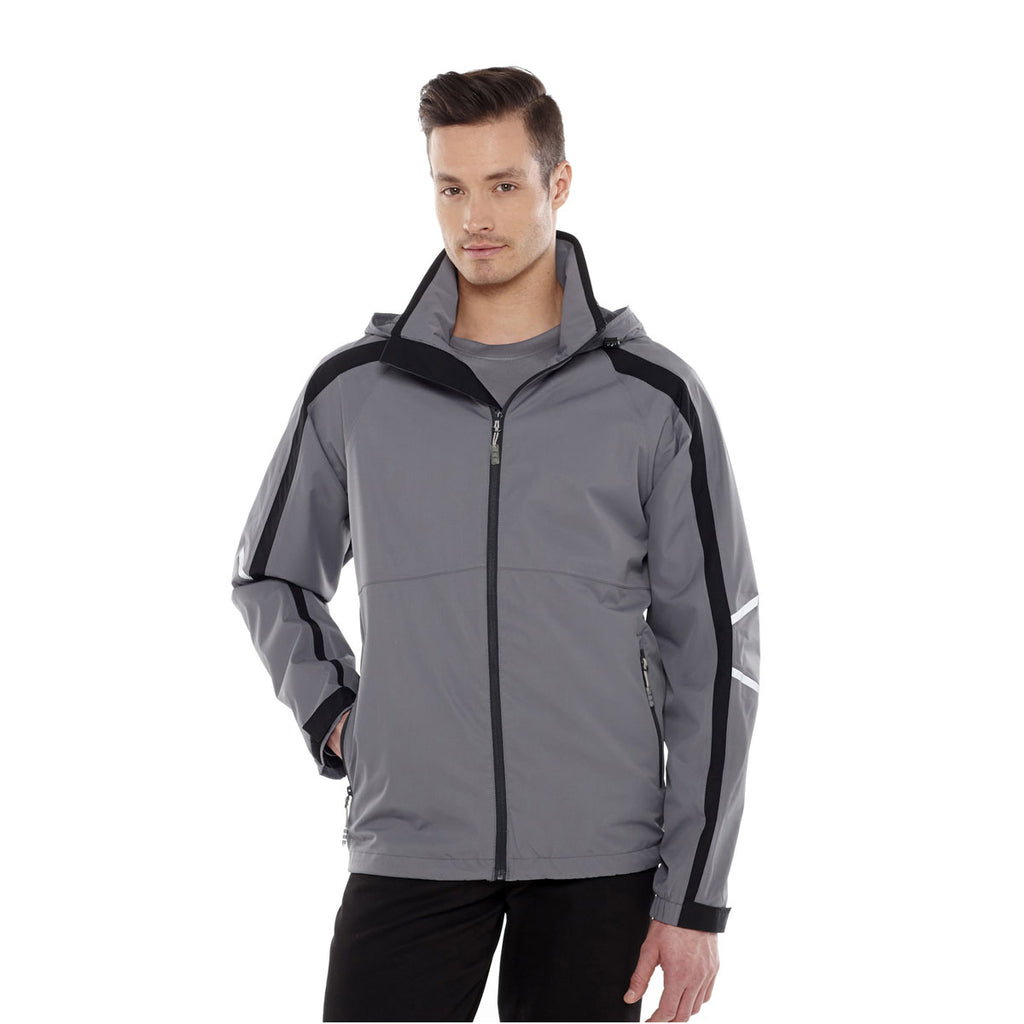 Elevate Men's Steel Grey/Black Blyton Lightweight Jacket