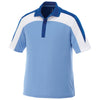 Elevate Men's Solace Blue/New Royal/White Vesta Short Sleeve Polo