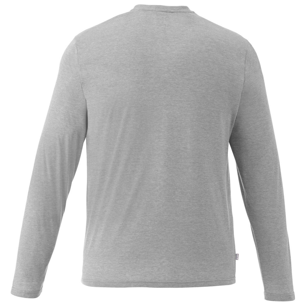 Elevate Men's Heather Grey Holt Long Sleeve Tee