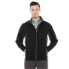 Elevate Men's Black Ferno Bonded Knit Jacket