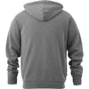 Elevate Men's Heather Charcoal Huron Fleece Full Zip Hoodie