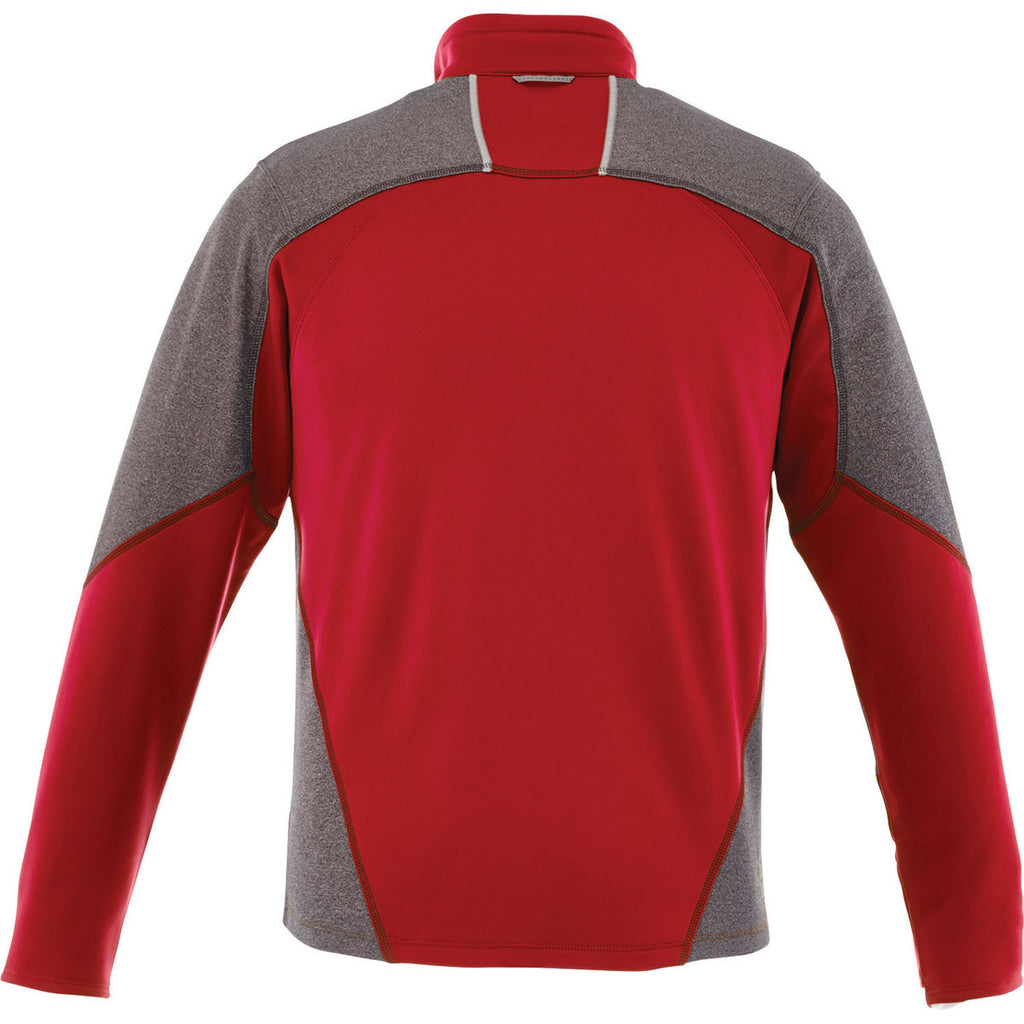 Elevate Men's Team Red Yosemite Knit Jacket