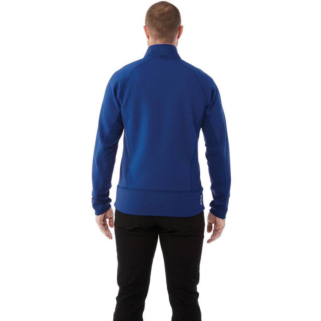 Elevate Men's Metro Blue Panorama Hybrid Knit Jacket