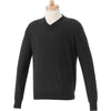 Elevate Men's Black Osborn V-Neck Sweater