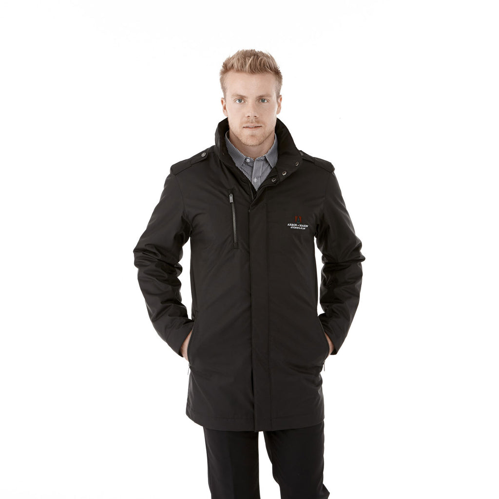 Elevate Men's Black Lexington Insulated Jacket