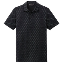 TravisMathew Men's Black/Aegean Blue Oceanside Geo Polo