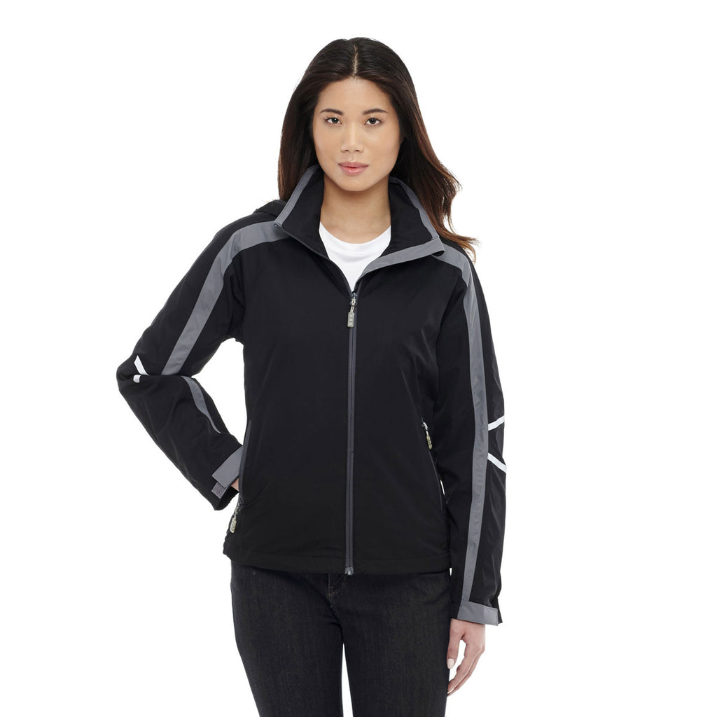 Elevate Women's Black/Steel Grey Blyton Lightweight Jacket