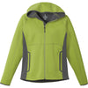 Elevate Women's Dark Citron Green Ferno Bonded Knit Jacket