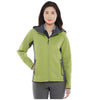 Elevate Women's Dark Citron Green Ferno Bonded Knit Jacket