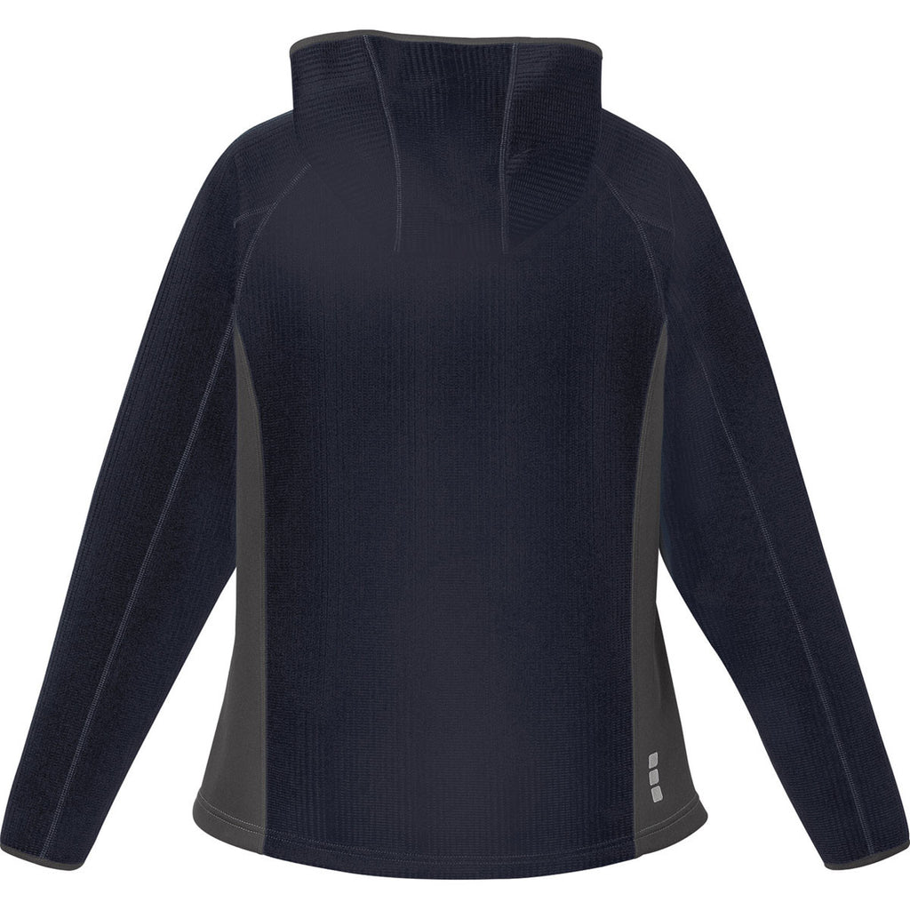 Elevate Women's Navy Ferno Bonded Knit Jacket