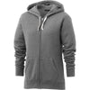 Elevate Women's Heather Charcoal Huron Fleece Full Zip Hoodie