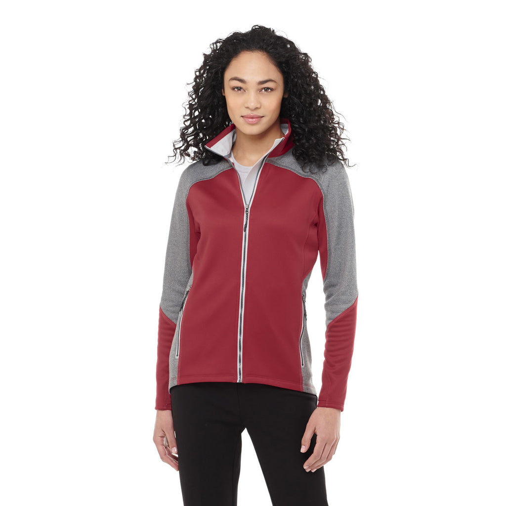 Elevate Women's Team Red Yosemite Knit Jacket