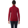 Elevate Women's Vintage Red Panorama Hybrid Knit Jacket