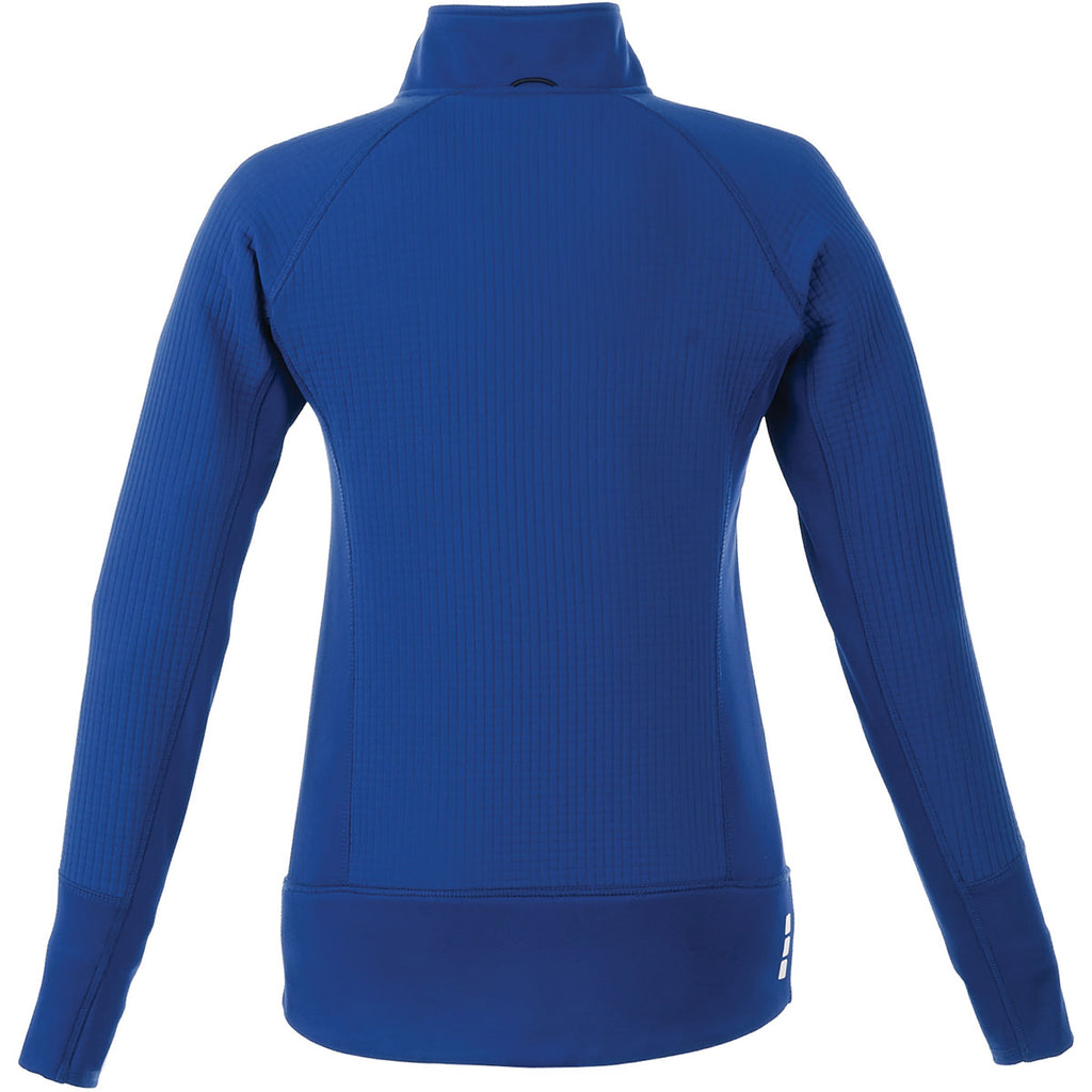 Elevate Women's Metro Blue Panorama Hybrid Knit Jacket