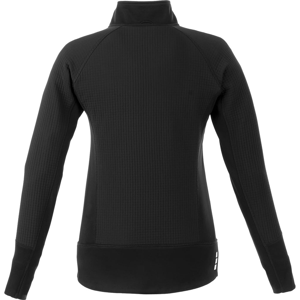 Elevate Women's Black Panorama Hybrid Knit Jacket