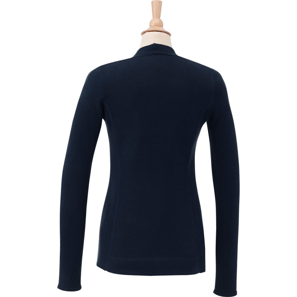 Elevate Women's Navy Lockhart Full Zip Sweater