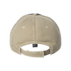 Outdoor Cap Navy/Khaki/Brown Washed Chino Cap with Contrast Stitching