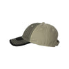 Outdoor Cap Olive/Khaki/Black Washed Chino Cap with Contrast Stitching