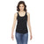 American Apparel Women's Triblend Black Racerback Tank