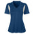 Team 365 Women's Sport Dark Navy Short-Sleeve Athletic V-Neck Tournament Jersey