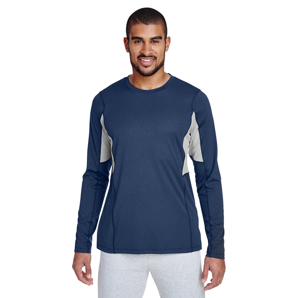 Team 365 Men's Sport Dark Navy Heather Excel Performance Warm-up