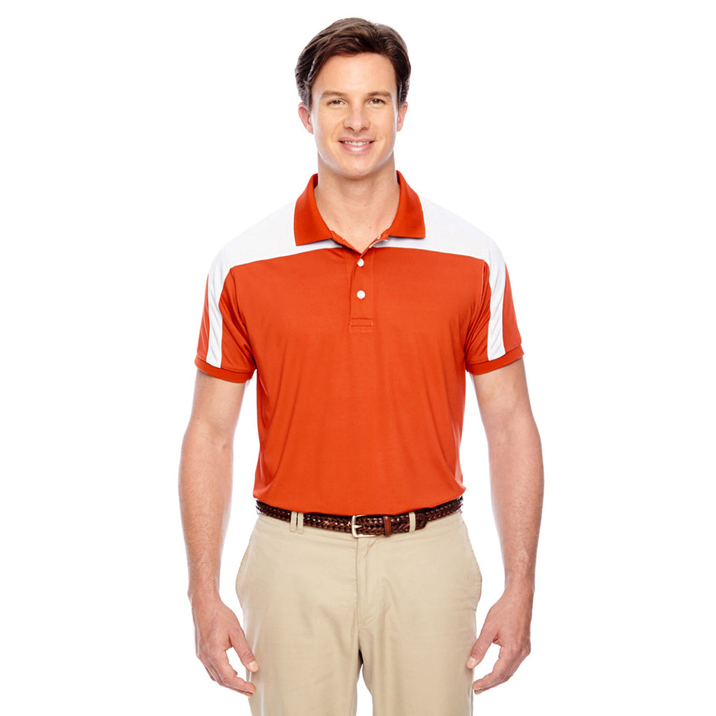 Team 365 Men's Sport Orange Victor Performance Polo