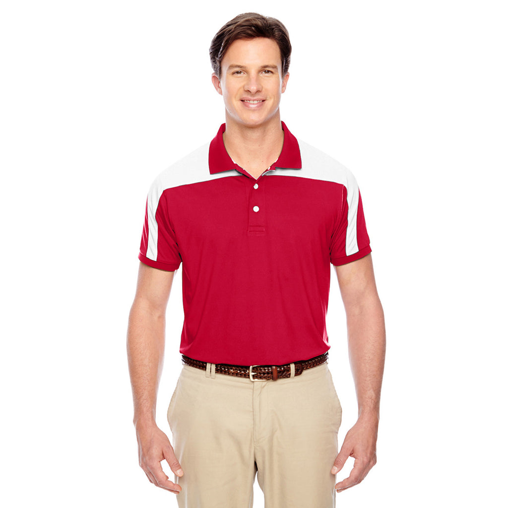 Team 365 Men's Sport Red Victor Performance Polo